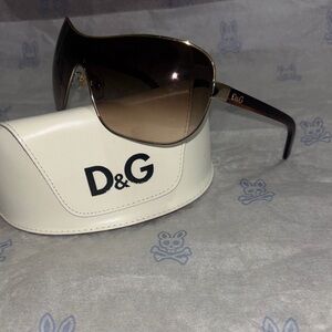 D&G Women's Sunglasses with Gradient Brown Lens